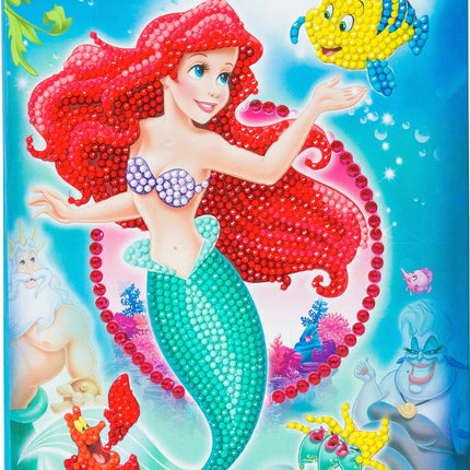 Disney Princess Crystal Art Notebook "The Little Mermaid"