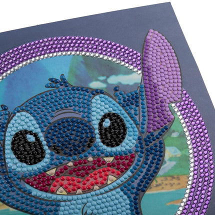Disney Stitch Crystal Art Card Stitch, 18 X 18 Cm