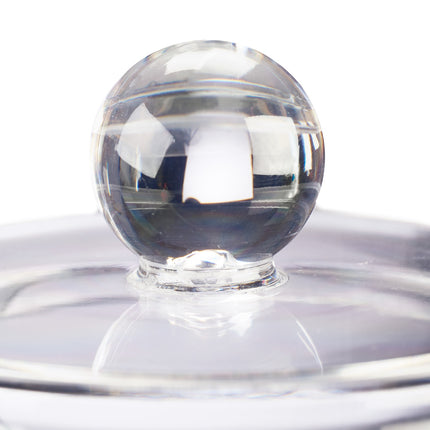 Dispenser for cotton pads with lid