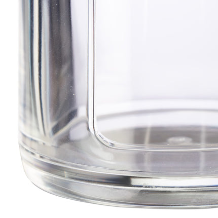 Dispenser for cotton pads with lid