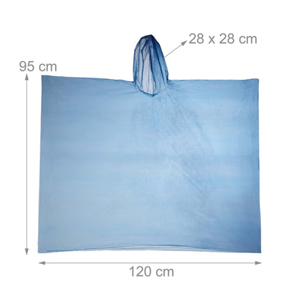Disposable Poncho Set of 13