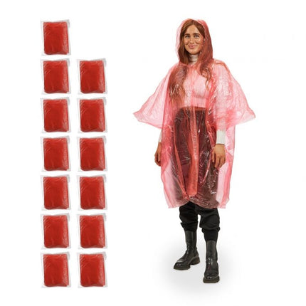 Disposable Poncho Set of 13