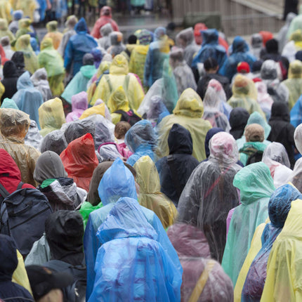 Disposable poncho set of 10
