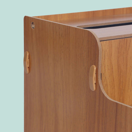 Document Organiser with File Holder – Dark Brown MDF