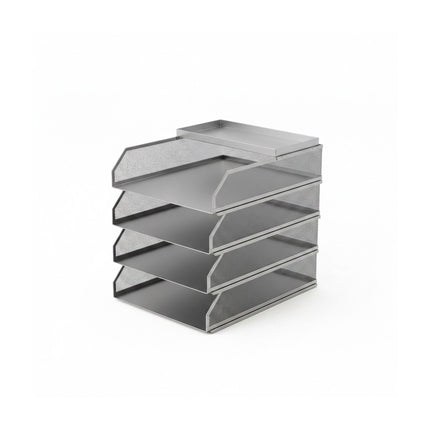 Document Organizer, Metal Mesh, 4-Tier A4 Trays