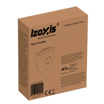 Document Shredder, Cross-Cut, 10-Sheet Capacity