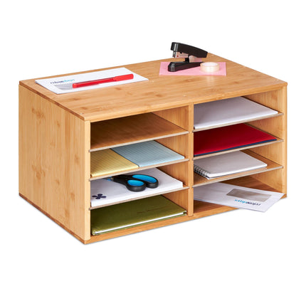 Document compartment in bamboo