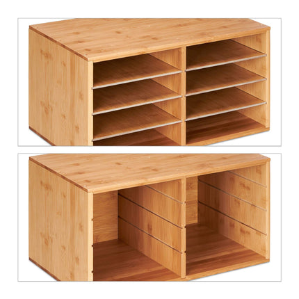 Document compartment in bamboo