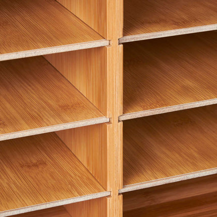 Document compartment in bamboo