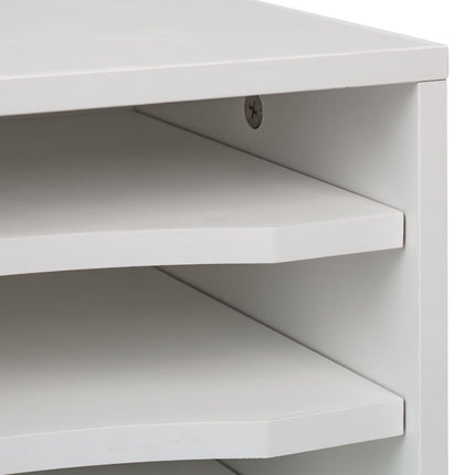Document compartment white 4 compartments