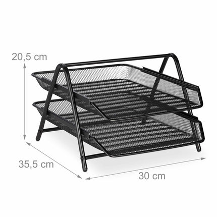 Document compartment with 2 compartments