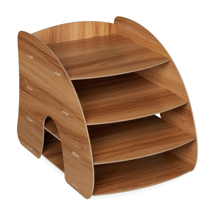 Document compartment with 4 compartments