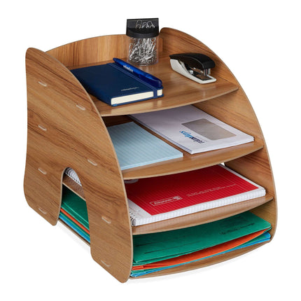 Document compartment with 4 compartments