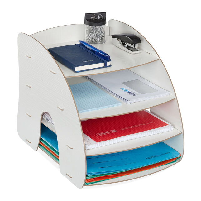 Document compartment with 4 compartments