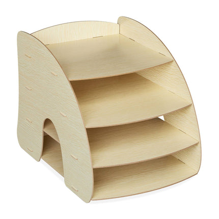 Document compartment with 4 compartments