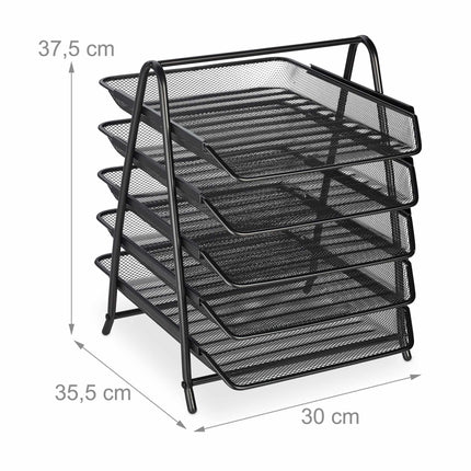 Document compartment with 5 compartments