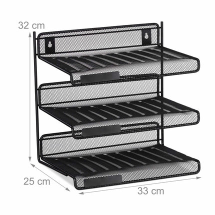 Document storage with 3 compartments