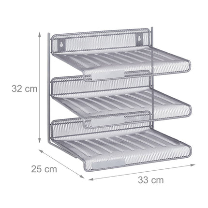 Document storage with 3 compartments