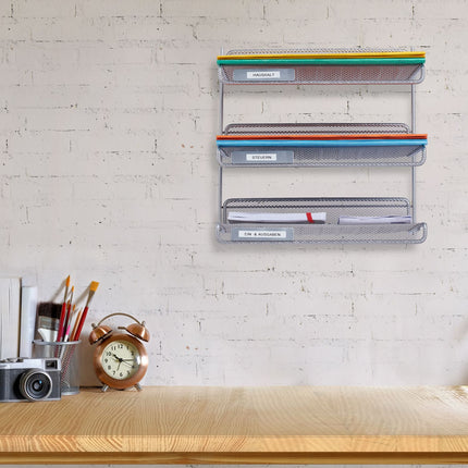 Document storage with 3 compartments