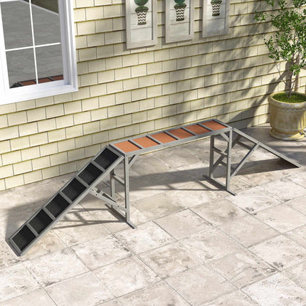 Dog Agility Ramp, Non-Slip, 35 Incline, 40kg Capacity