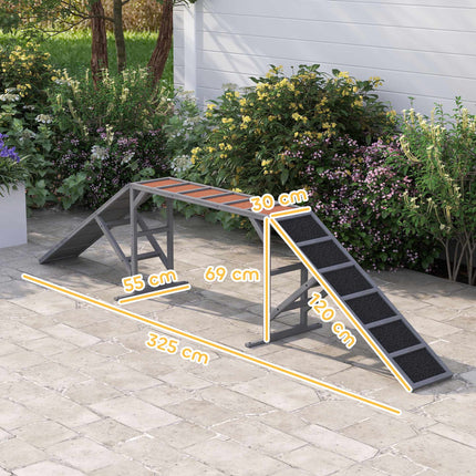 Dog Agility Ramp, Non-Slip, 35 Incline, 40kg Capacity