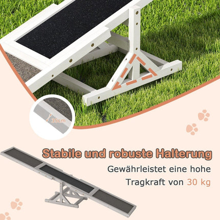 Dog Agility Seesaw – Durable Wood, Non-Slip Surface