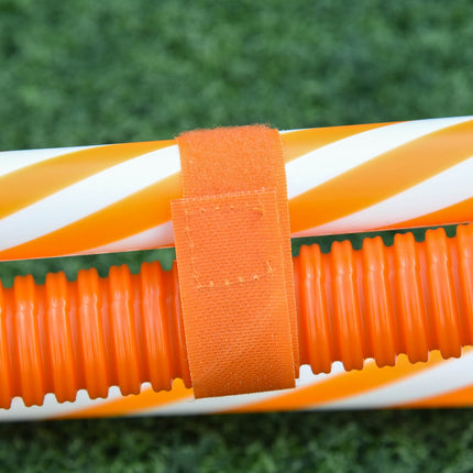 Dog Agility Training Set with Tunnel, Portable Orange/White