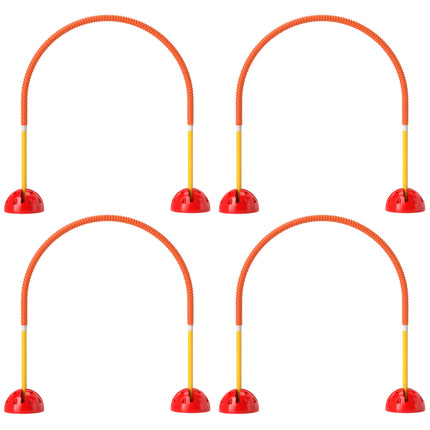 Dog Agility Training Set with 4 Adjustable Gates, Portable Bag
