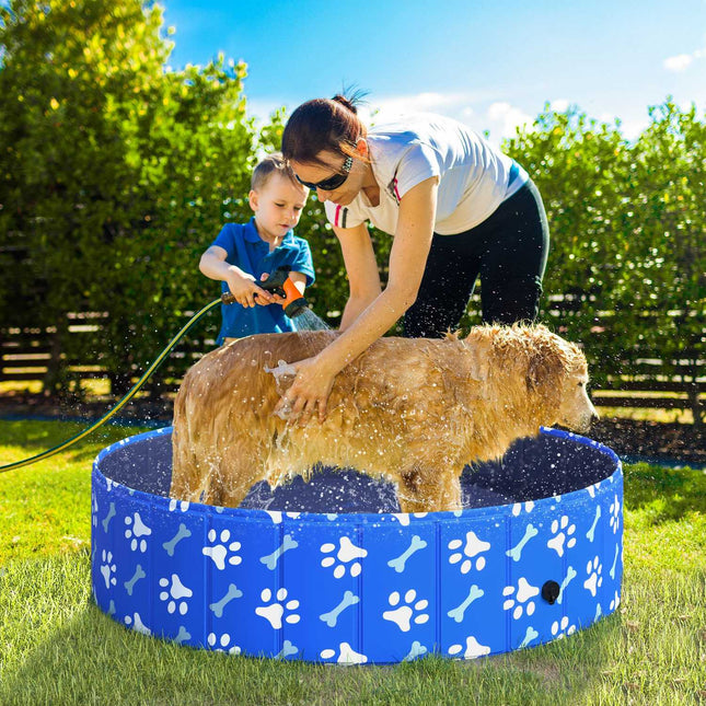 Collapsible dog bath & pool - 120x30 cm, for pets