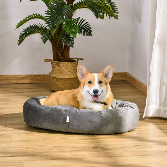 Round dog pillow - washable, comfortable for pets