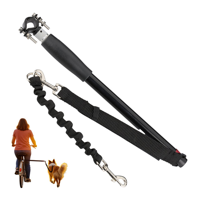 Dog Bike Leash with Spacer – Flexible, Easy Install