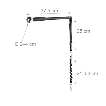 Dog Bike Leash with Spacer – Flexible, Easy Install