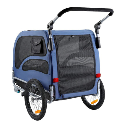 Dog Bike Trailer, 2-in-1 Stroller, 100 lb Capacity