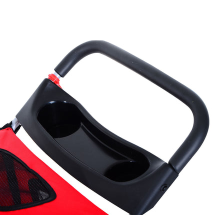 Red Dog Stroller - Lightweight, Collapsible, Jogger Style