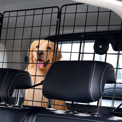 Dog Car Barrier, Adjustable 36.5–60 in Wire Mesh
