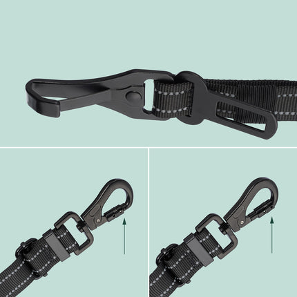 Dog Car Seatbelt with Shock Absorber, Adjustable Length