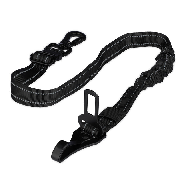 Dog Car Seatbelt with Shock Absorber, Adjustable Length