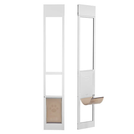 Dog Door for Sliding Glass Door, 76–81 in, Lock