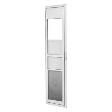 Dog Door for Sliding Glass Door, Adjustable Height, XL Flap Lock