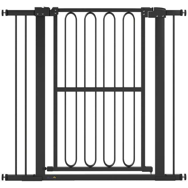 Dog Gate, 76-104 cm, No-Drill Stair Barrier