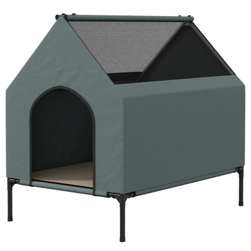 Dog kennel with mesh window and removable lid for small/medium dogs