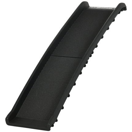 Folding dog ramp - Non-slip, Black, 155x39x14 cm