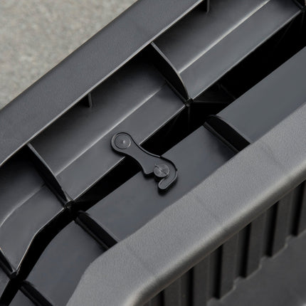 Folding dog ramp - Non-slip, Black, 155x39x14 cm