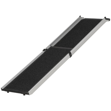 Collapsible dog ramp, non-slip, aluminium, 183x42 cm