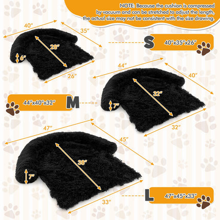Dog Sofa Bed, Removable Washable Cover, Non-Slip, S