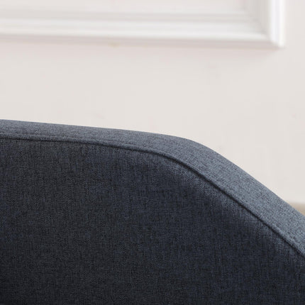 Dog sofa - elevated, wooden legs, dark grey, medium and large