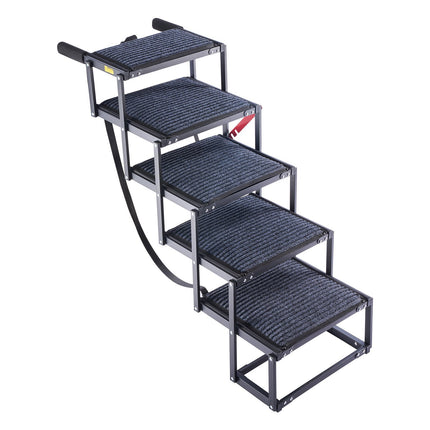 Dog Stairs For Car, 5-Step Foldable Non-Slip, 200 lb