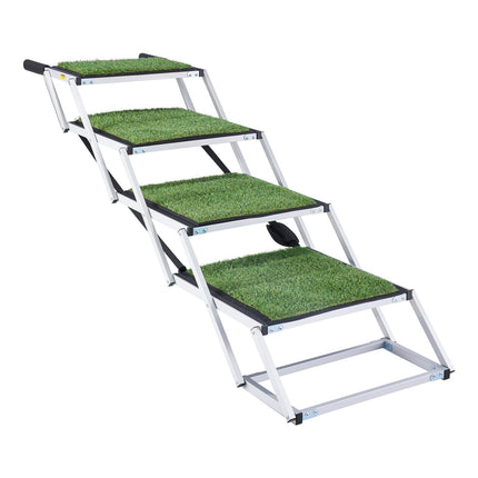 Dog Stairs for Car, 4-Step Foldable Non-Slip, 200 lb