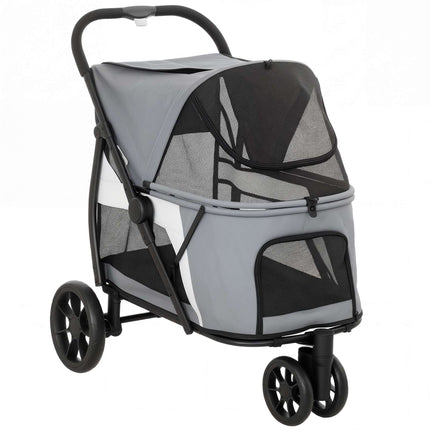 Dog Stroller with All-Terrain Wheels, Foldable, 20kg Capacity
