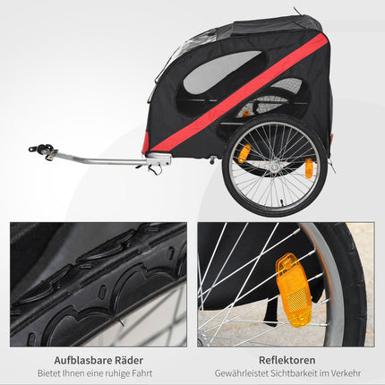 Heavy Duty All-Terrain Dog Bike Trailer, Weatherproof